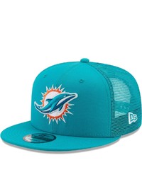 New Era Aqua Miami Dolphins Classic Trucker 9fifty Snapback Hat At Nordstrom