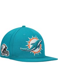 PRO STANDARD Aqua Miami Dolphins Logo Ii Snapback Hat At Nordstrom