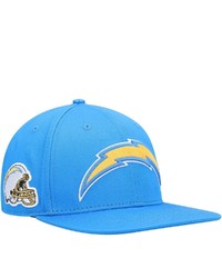 PRO STANDARD Navy Los Angeles Chargers Logo Ii Snapback Hat In Powder Blue At Nordstrom