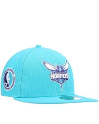 New Era Teal Charlotte Hornets Team Logoman 59fifty Fitted Hat At Nordstrom