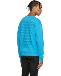 Enfants Riches Deprimes Enfants Riches Dprims Blue Tropic Of Cancer Sweatshirt