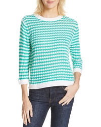Allude Stripe Wool Cashmere Sweater