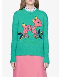 Gucci Wool Sweater With Fawn