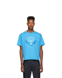 Kenzo Blue Icon Tonal Tiger T Shirt