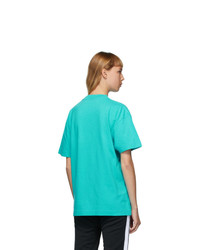 Palm Angels Blue New Basic T Shirt