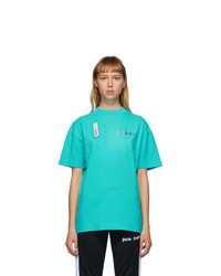 Palm Angels Blue New Basic T Shirt