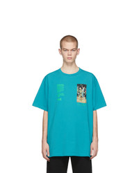 Off-White Blue Pascal Painting Over T Shirt