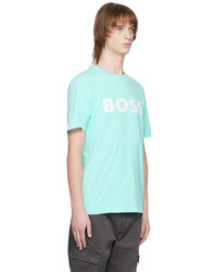 BOSS Blue Printed T Shirt