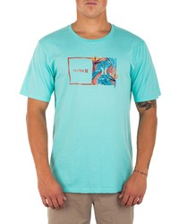 Hurley Everyday Washed Double Up Tropical Graphic Tee