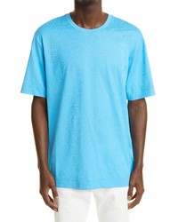 Fendi Fish Eye Cotton Graphic Tee In Turquoise At Nordstrom