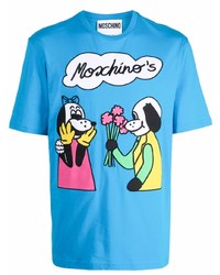 Moschino Graphic Print Organic Cotton T Shirt