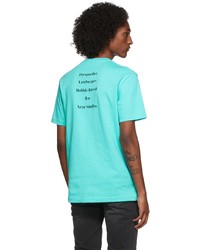 Acne Studios Green Cotton High Neck T Shirt