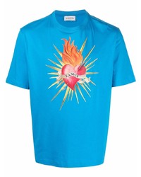 Lanvin Heart Print T Shirt