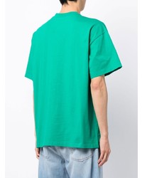 MSGM Logo Print Cotton T Shirt