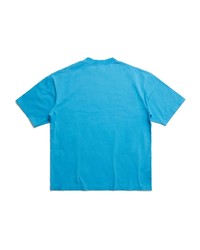 Balenciaga Logo Print Cotton T Shirt