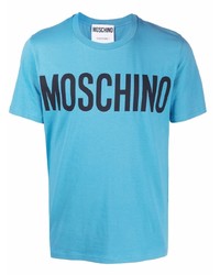 Moschino Logo Print Cotton T Shirt