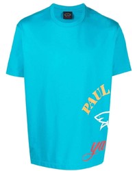 Paul & Shark Logo Print Detail T Shirt