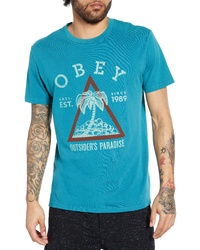 Obey Outsiders Paradise Graphic T Shirt