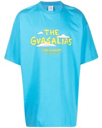 Vetements The Gvasalias Cartoon Logo Print T Shirt
