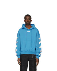 Off-White Blue Airport Tape Hoodie