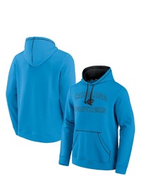 FANATICS Branded Blue Carolina Panthers Tiebreaker Pullover Hoodie At Nordstrom