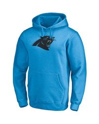 FANATICS Branded Christian Mccaffrey Blue Carolina Panthers Player Icon Name Number Pullover Hoodie