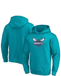 FANATICS Branded Teal Charlotte Hornets Primary Team Logo Pullover Hoodie