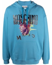 Moschino Graphic Print Relaxed Logo Hoodie