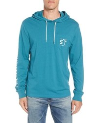 Southern Tide Wave Hooded T Shirt