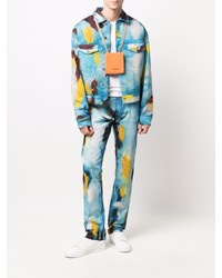 Moschino Paint Stroke Print Jeans