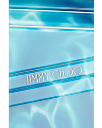 Jimmy Choo Candy Printed Acrylic And Leather Clutch