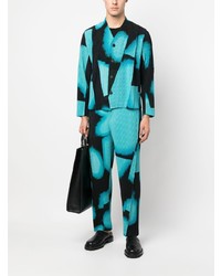 Homme Plissé Issey Miyake Abstract Pattern Pliss Effect Shirt