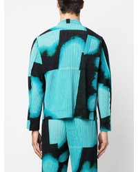 Homme Plissé Issey Miyake Abstract Pattern Pliss Effect Shirt
