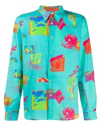 PS Paul Smith Flying Saucer Print Shirt