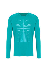 Aquamarine Print Long Sleeve T-Shirt
