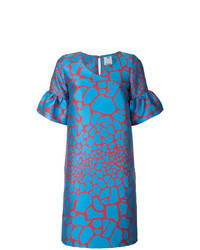 Aquamarine Print Midi Dress