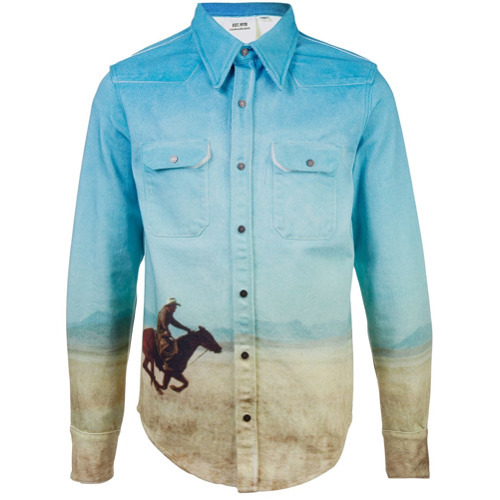 Calvin Klein 205W39nyc Western Scene Shirt Jacket, $267  |  Lookastic