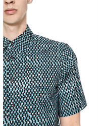 Marni Dot Printed Cotton Poplin Shirt