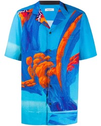 Valentino Abstract Print Short Sleeve Shirt