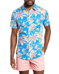 Bonobos Amalfi Premium Slim Fit Tropical Print Cotton Sport Shirt