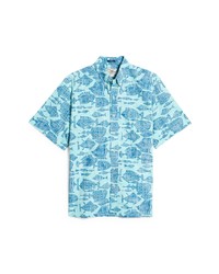 Reyn Spooner Classic Fit Maui Deep Short Sleeve Shirt