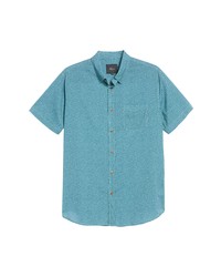 Rails Monaco Regular Fit Dot Print Short Sleeve Button Up Shirt
