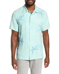 Tommy Bahama Scattered Palms Classic Fit Silk Shirt