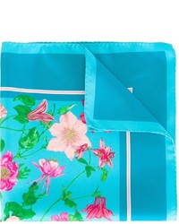 Kiton Floral Print Pocket Square