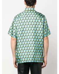 Botter Dolphin Print Silk Shirt