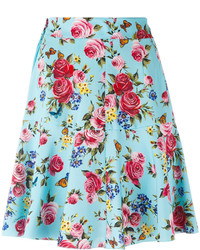 Dolce & Gabbana Floral Print Skirt