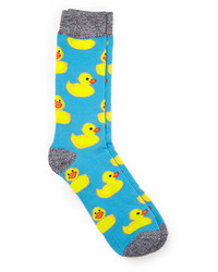 21men 21 Rubber Ducky Print Socks