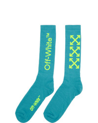 Off-White Blue And Yellow Arrows Socks