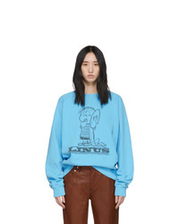 Aquamarine Print Sweatshirt