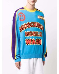 Moschino Mobile Wash Cotton Sweatshirt